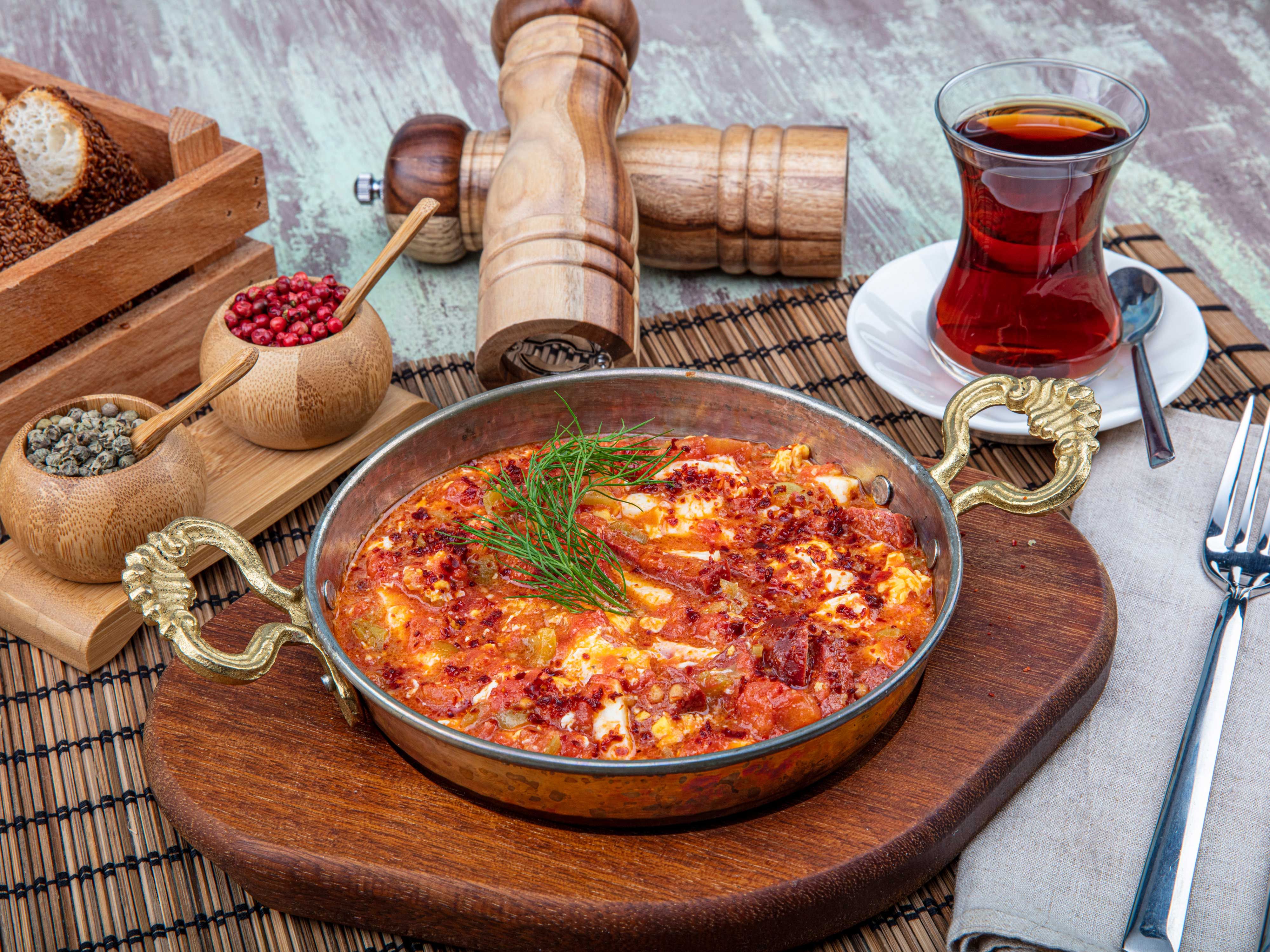 Kavurmalı menemen