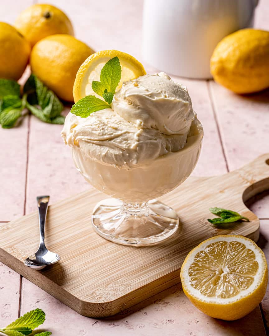 Limon aromalı dondurma