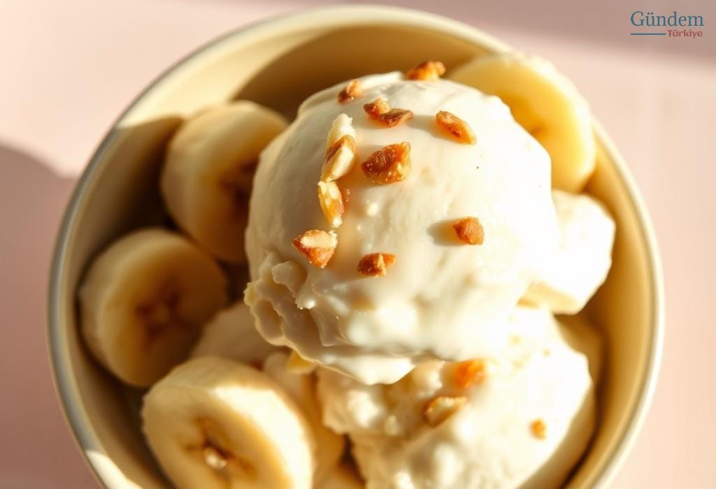 Muz aromalı dondurma